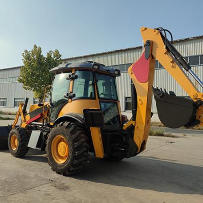 四驱挖掘装载机